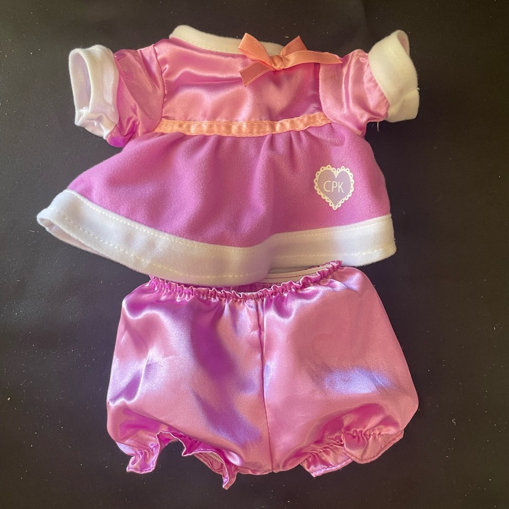 8 outfit Collection of Cabbage Patch Kid Clothes and CPK Carrier